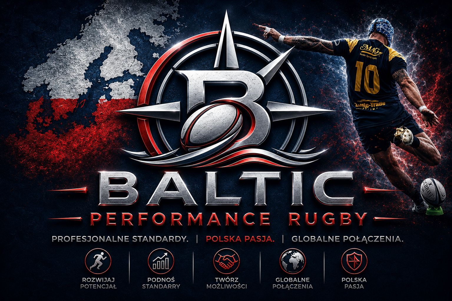 Baltic Rugby Performance — Poland's first professional rugby academy. Professional Standards, Polish Passion, Global Connections.